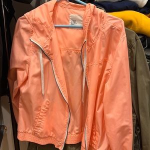 Coral windbreaker